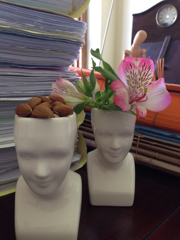 Flower head and picking brains?