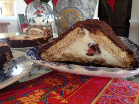 Turkish Delight Fridge Cake
